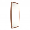 Large model Danish vintage mirror in rosewood