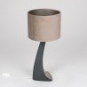 Danish vintage table lamp Horn ceramic