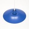 Blauwe PH 4/3 vintage model ontwerp Poul Henningsen