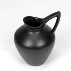 Black vintage ES Keramik vase model 683/20