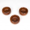 Digsmed Denmark set of 3 vintage bowls in teak