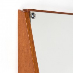 Mid-Century Danish vintage mirror with shelf