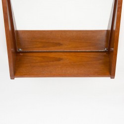 Mid-Century Danish vintage mirror with shelf