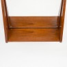 Mid-Century Deense vintage spiegel met plank