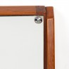 Mid-Century Danish vintage mirror with shelf