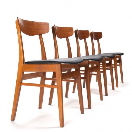 Findahl's set of 4 Danish Mid-Century chairs