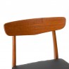 Findahl's set van 4 Deense Mid-Century stoelen