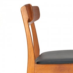 Findahl's set van 4 Deense Mid-Century stoelen