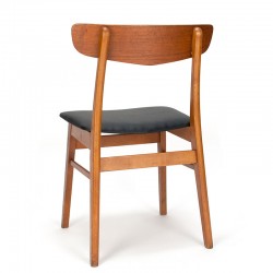 Findahl's set van 4 Deense Mid-Century stoelen