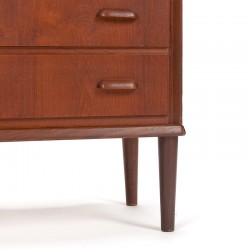 Mid-Century small model vintage teak chest of drawers