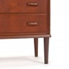 Mid-Century small model vintage teak chest of drawers