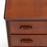 Mid-Century small model vintage teak chest of drawers