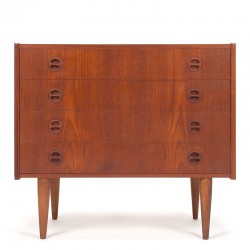 Teak vintage Mid-Century chest of drawers Danish