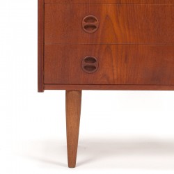 Teak vintage Mid-Century chest of drawers Danish