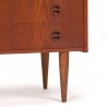 Teak vintage Mid-Century chest of drawers Danish