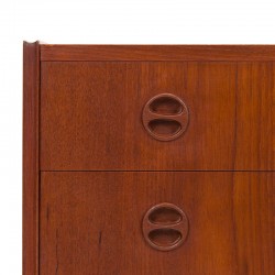 Teak vintage Mid-Century chest of drawers Danish