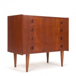 Teak vintage Mid-Century chest of drawers Danish