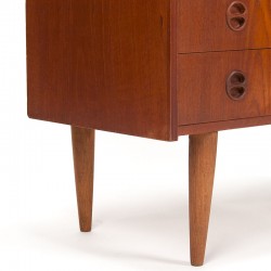 Teak vintage Mid-Century chest of drawers Danish