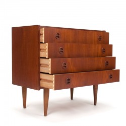 Teak vintage Mid-Century chest of drawers Danish