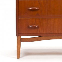 Chest of drawers in teak from the fifties, Denmark