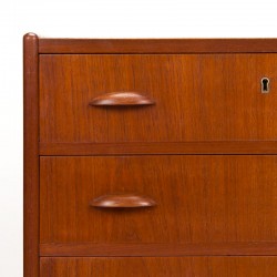 Chest of drawers in teak from the fifties, Denmark