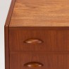 Chest of drawers in teak from the fifties, Denmark