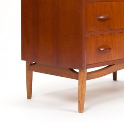 Chest of drawers in teak from the fifties, Denmark