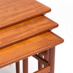 Danish Mid-Century vintage teak nesting tables