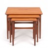 Danish Mid-Century vintage teak nesting tables