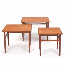 Danish Mid-Century vintage teak nesting tables