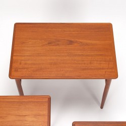 Danish Mid-Century vintage teak nesting tables