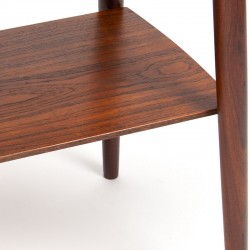 Danish teak vintage side table with small drawer