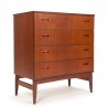 Mid-Century vintage ladekast/ commode uit de Omann Jun's