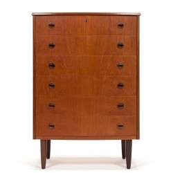 Kai Kristiansen Danish Mid-Century design chest of drawers