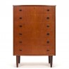 Kai Kristiansen Danish Mid-Century design chest of drawers