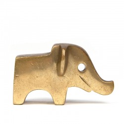 Brass miniature elephant