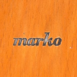 Vintage early edition school chair from the Marko brand