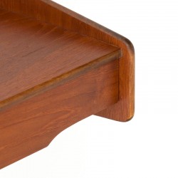 Danish wall-mounted drawer, vintage model in teak