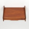 Danish wall-mounted drawer, vintage model in teak