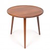 Mid-Century Danish vintage round side table by Anton Kildeberg