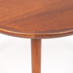 Mid-Century Danish vintage round side table by Anton Kildeberg