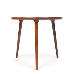 Mid-Century Danish vintage round side table by Anton Kildeberg