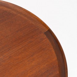 Mid-Century Danish vintage round side table by Anton Kildeberg