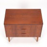 Mid-Century Danish vintage chest of drawers with 3 drawers