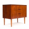 Mid-Century Danish vintage chest of drawers with 3 drawers