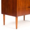 Mid-Century Deense vintage ladekast met 3 lades