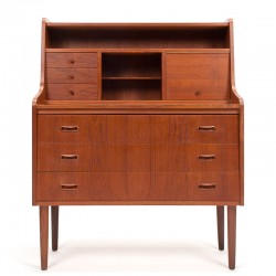 Secretary furniture Mid-Century Danish vintage model in teak