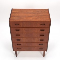 Teak Mid-Century Danish vintage chest of drawers