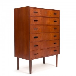 Teak Mid-Century Danish vintage chest of drawers