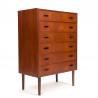 Teak Mid-Century Danish vintage chest of drawers